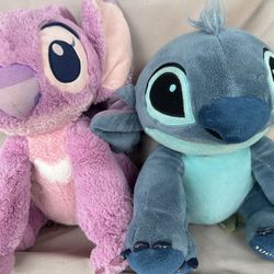 Stitch And Angel Plushie 