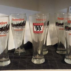BUDWEISER GLASSES + 1