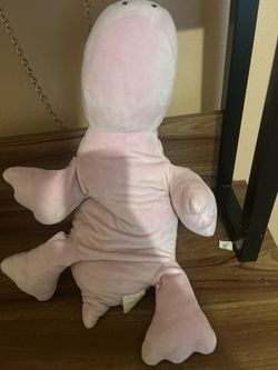 pillow fort dino weighted stuffed animal