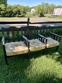 Antique 6 Foot Three Seat Bench