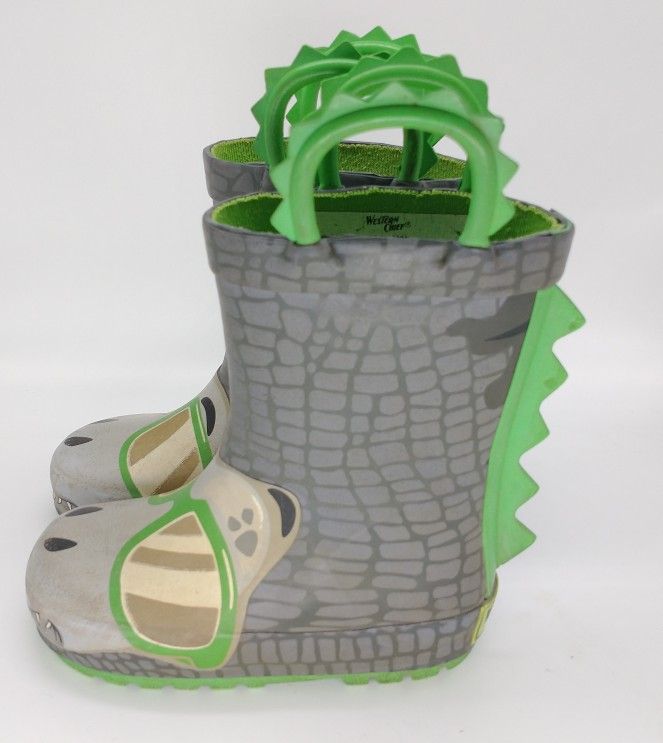 Toddler Boy Rubber Boots And Sneaker Shoes Size 6