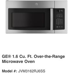 GE® 1.6 Cu. Ft. Over-the-Range Microwave Oven