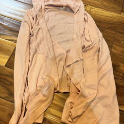 Women’s self esteem pink cardigan. Size Xl