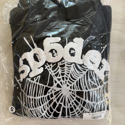 Black & White Sp5der Hoodie