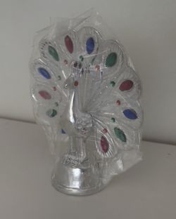 Decorative Metal Peacock Ornament