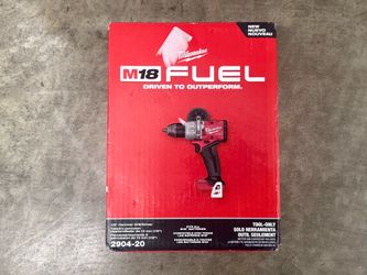 Milwaukee 2904-20 M18 FUEL 18V 1/2" Cordless Hammer Drill/Driver - Bare Tool