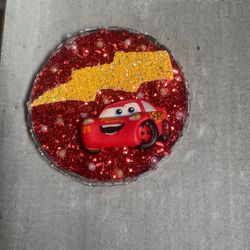 “ Lightning McQueen” Circle Mirror 