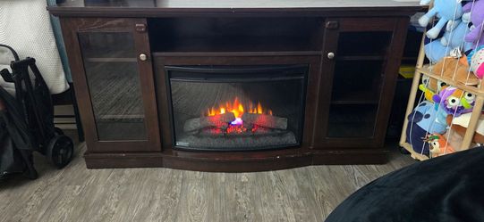 Electric Fireplace TV Stand Console