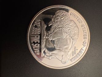 1 oz .999 Fine Silver Buffalo Round