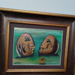 Paint - "Story On Rock", Local artist 