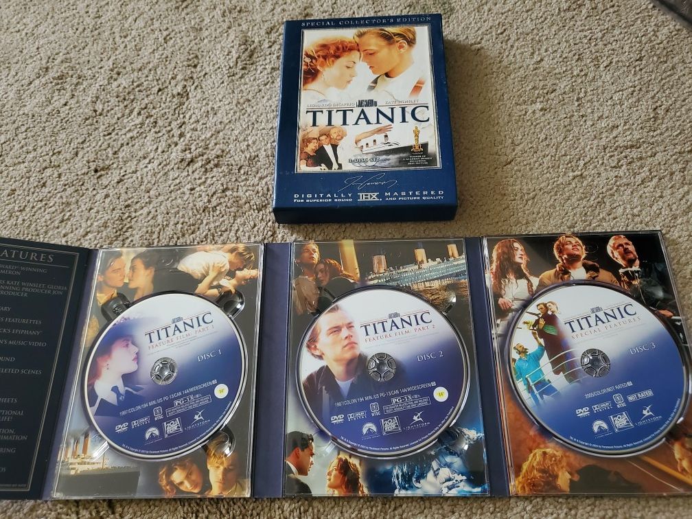 Titanic  the Movie (DVD'S) 