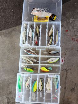 Fishing Tackle for bass like New take it all lot for $90