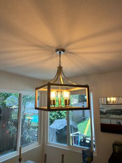 Five bulb Chandelier
