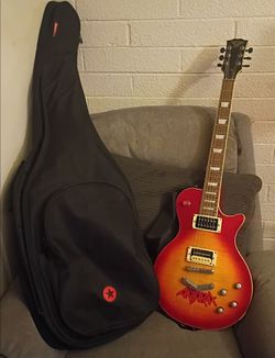 Nice  Electric Guitar With Carrying Case