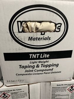 Taping mud. $7 each box