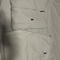 Polo Zip Up And Pants Set 