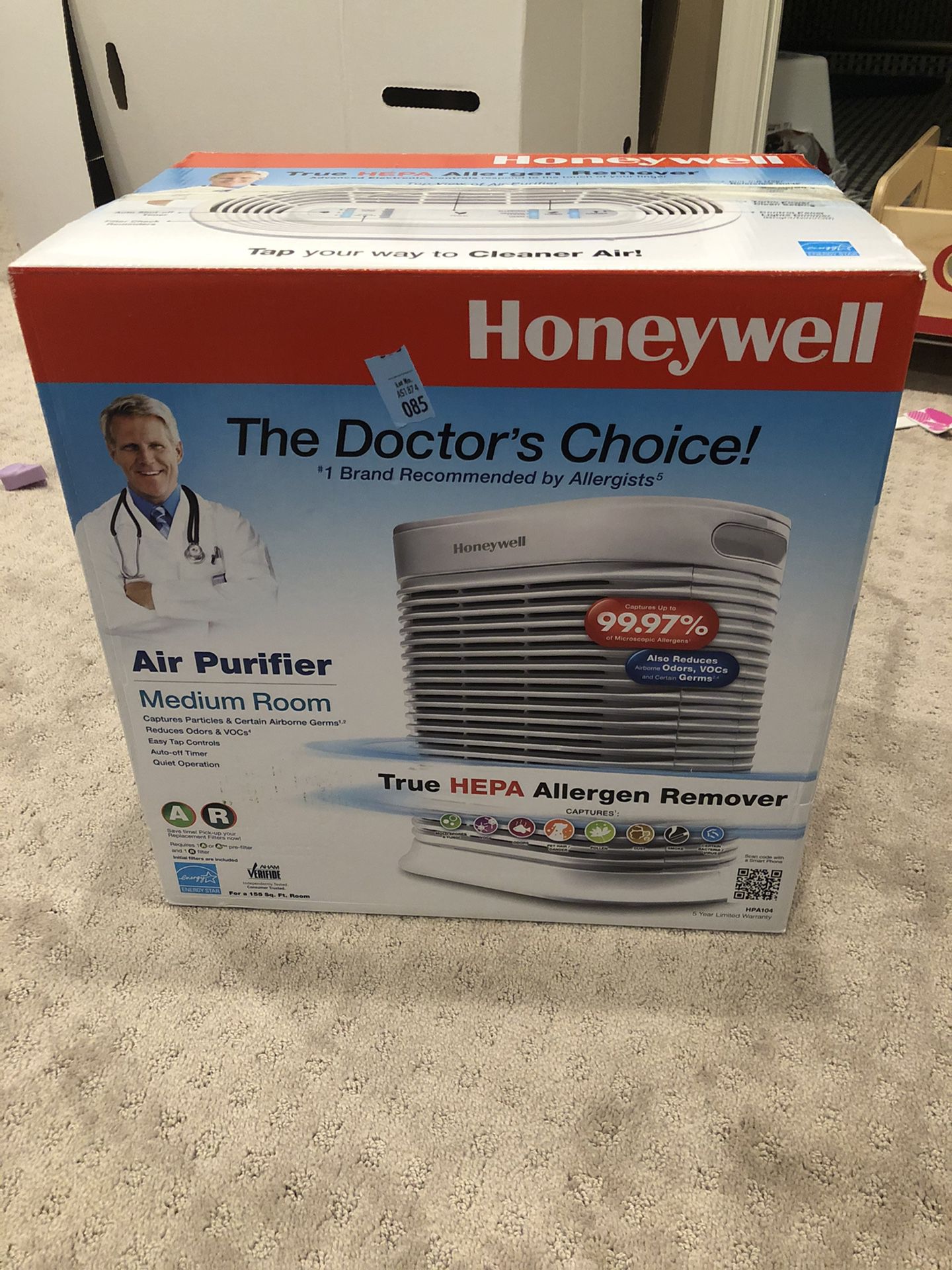 Honeywell Hpa104 HEPA Air Purifier 