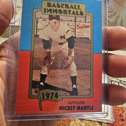 Mickey Mantle Baseball Cards 