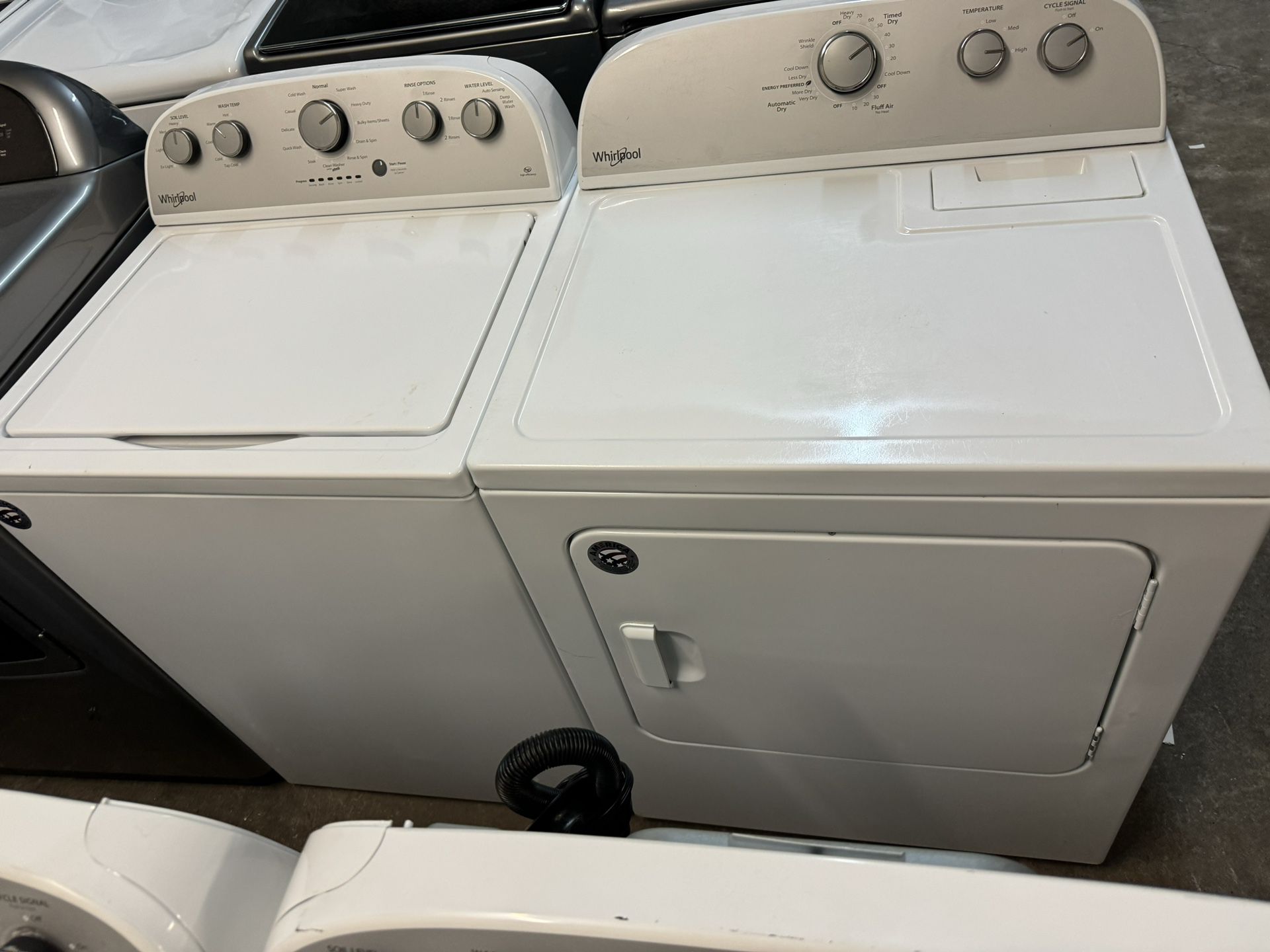 Whirlpool Washer And Whirpool Electric Dryer