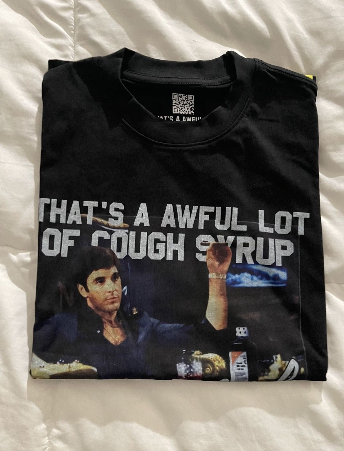 COUGH SYRUP X ASAALI SCARFACE T-SHIRT