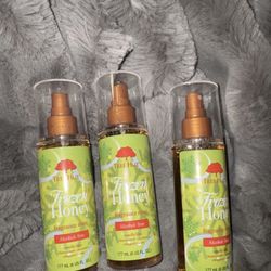  Limited Edition Christmas Tree Hut “Frozen Honey” Body Hair Mist X 3 6 Oz Each.