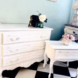 Delivery Available Dresser And Nightstand White Set 