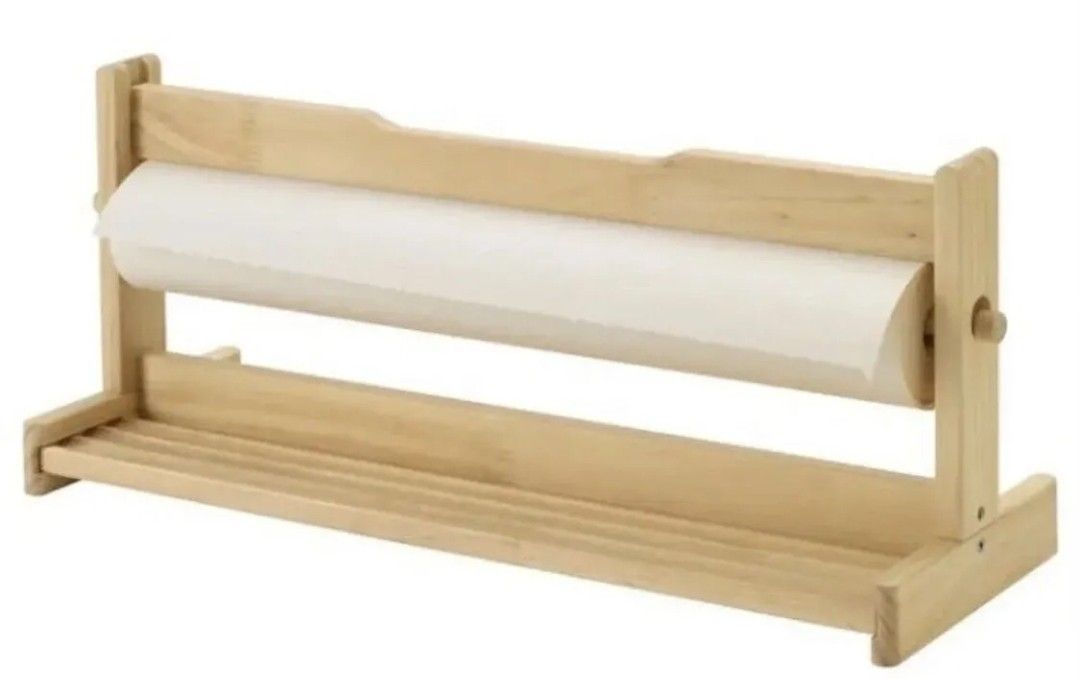 IKEA MALA Tabletop 18" Paper Roll Holder + Paper Roll