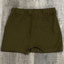 Girl’s Size Small Olive Green Dance / Gymnastics Shorts