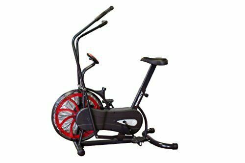 Air Resistance System Exercise Bike for Cardio Stamina Training Home Indoor Workout