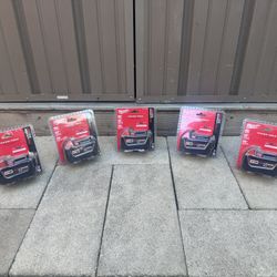 Milwaukee M18 Red Lithium XC 5.0 Battery Price $60 Each 