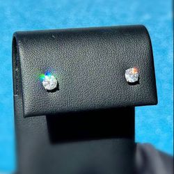 Jewelry 14k solid yellow gold 1CTW natural diamond stud earrings