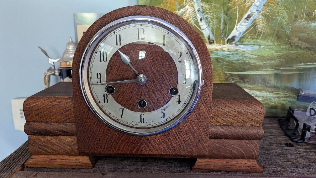 Antique Working Mantel Clock