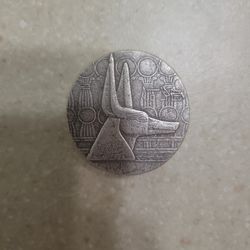 2021 Chad Republic Egyptian Series 5 Oz 999 Antiqued Silver Coin 