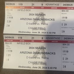 D Backs Tickets 