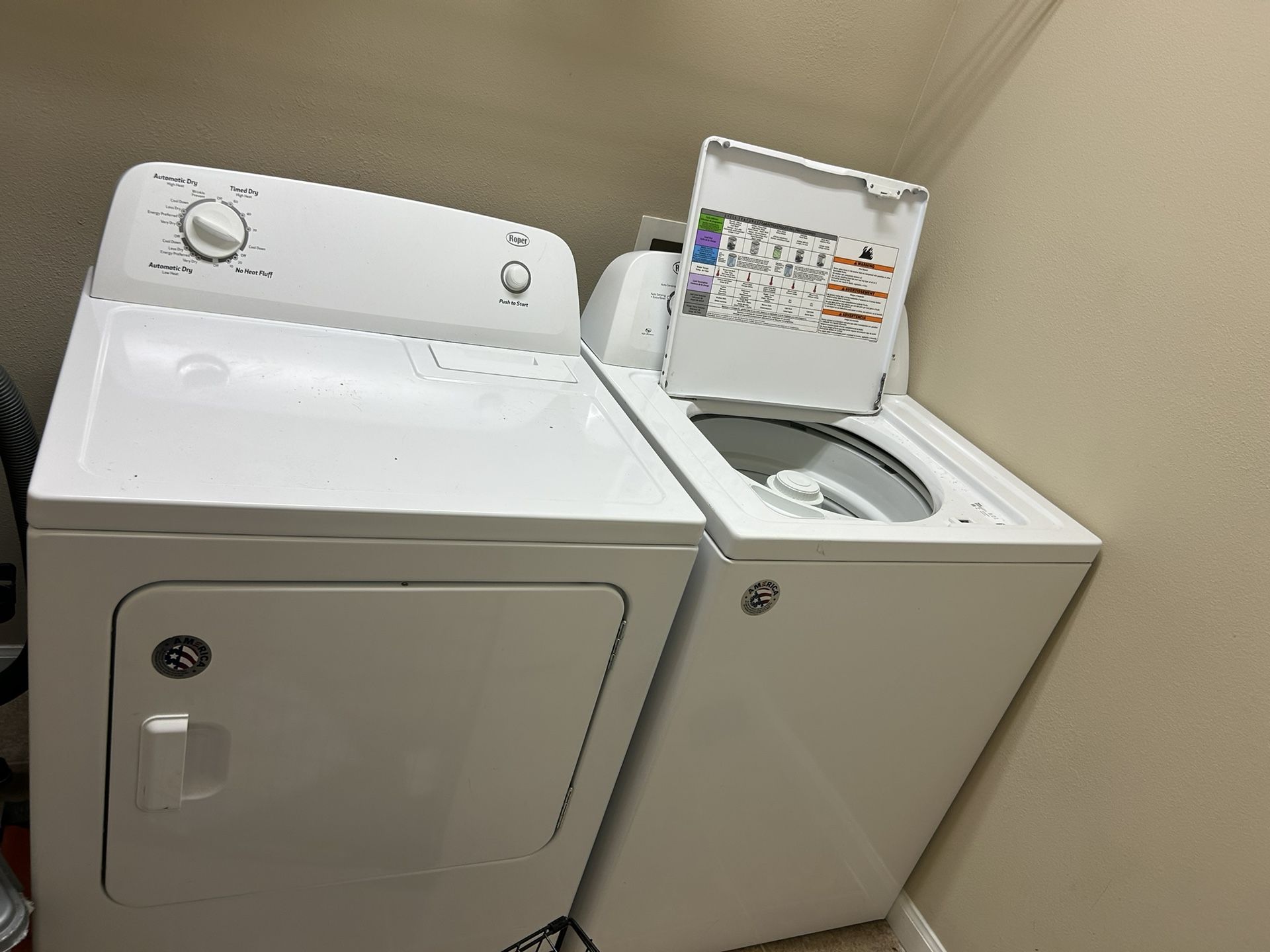 Roper Washer And Dryer