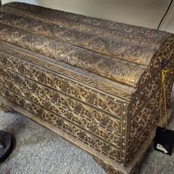 Antique Thai Gold Chest 