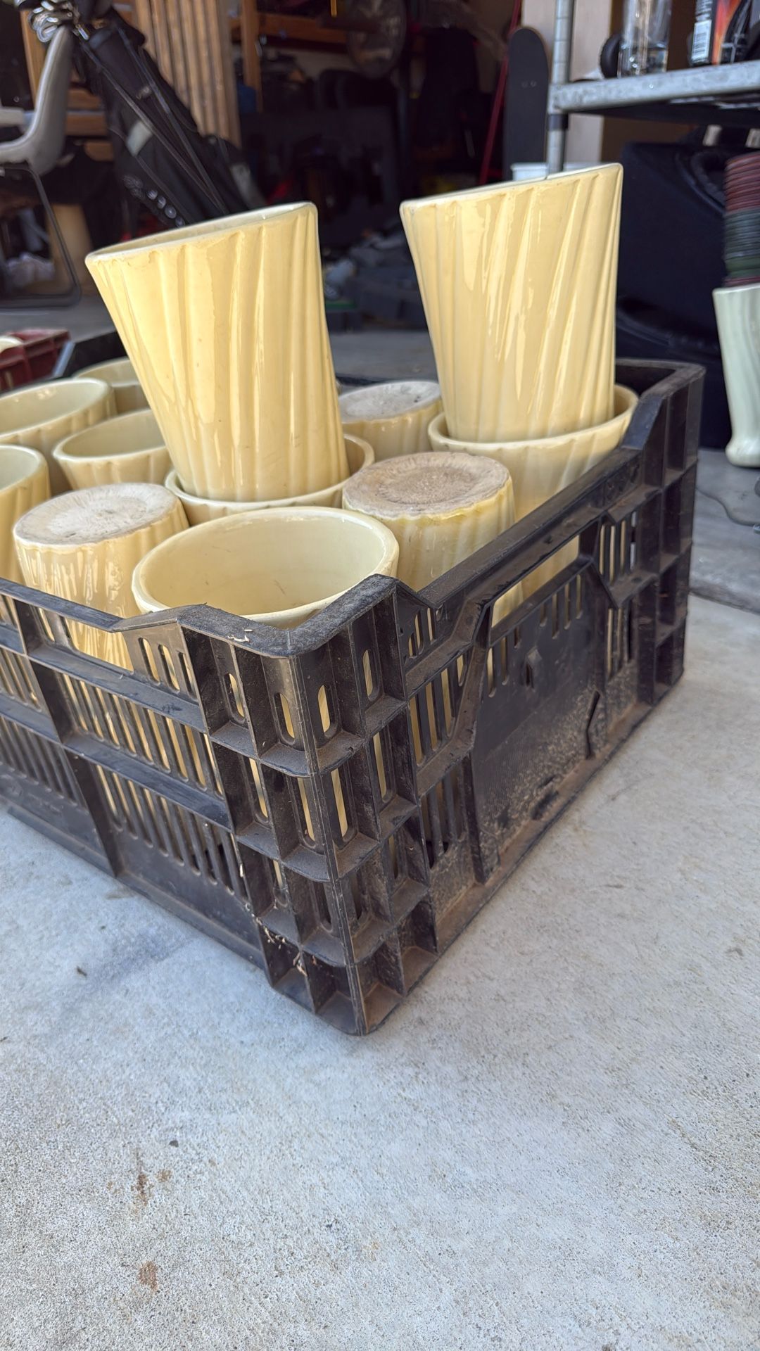 Vintage Hand Made Ceramic Vases.