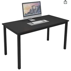 Computer Desk 47 inches Large Office Desk Computer Table with BIFMA Certification Sturdy Office Desk Writing Desk,Black BHUS-AC3CB-120