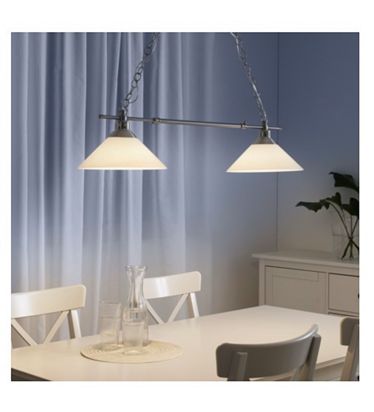 IKEA kroby pendant lamp double