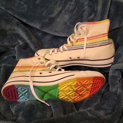 Pride Rainbow AllStar Converse Hi Tops