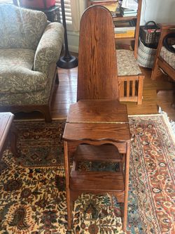 Solid Oak Folding High Chair – Handmade / Amish-Style – $295 OBO