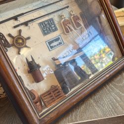 Miniature Window Row Boat 