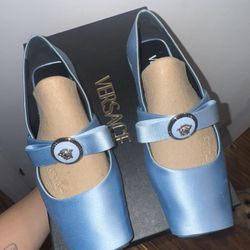 Versace Gianni Ribbon flats