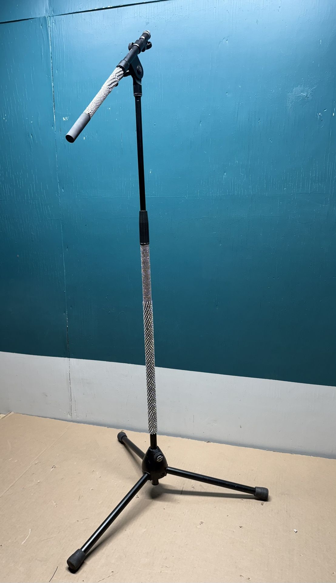 Bedazzled K & M Boom Mic Stand