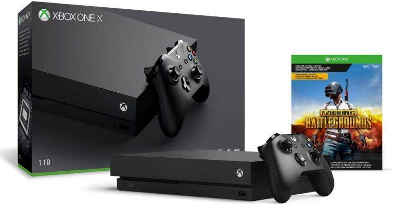 Xbox One x bundle with battlegrounds