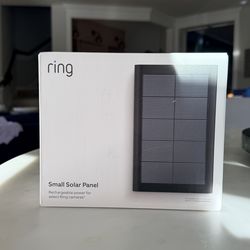 Ring Solar Panel (Black) – 1 Unit, USB-C, For Ring Cameras, Easy Install