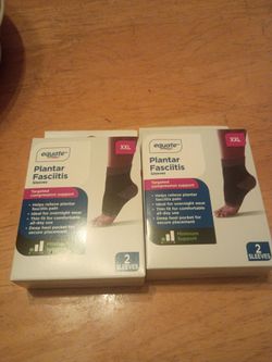 Equate Plantar Fasciitis Sleeves XXL – 2 Boxes