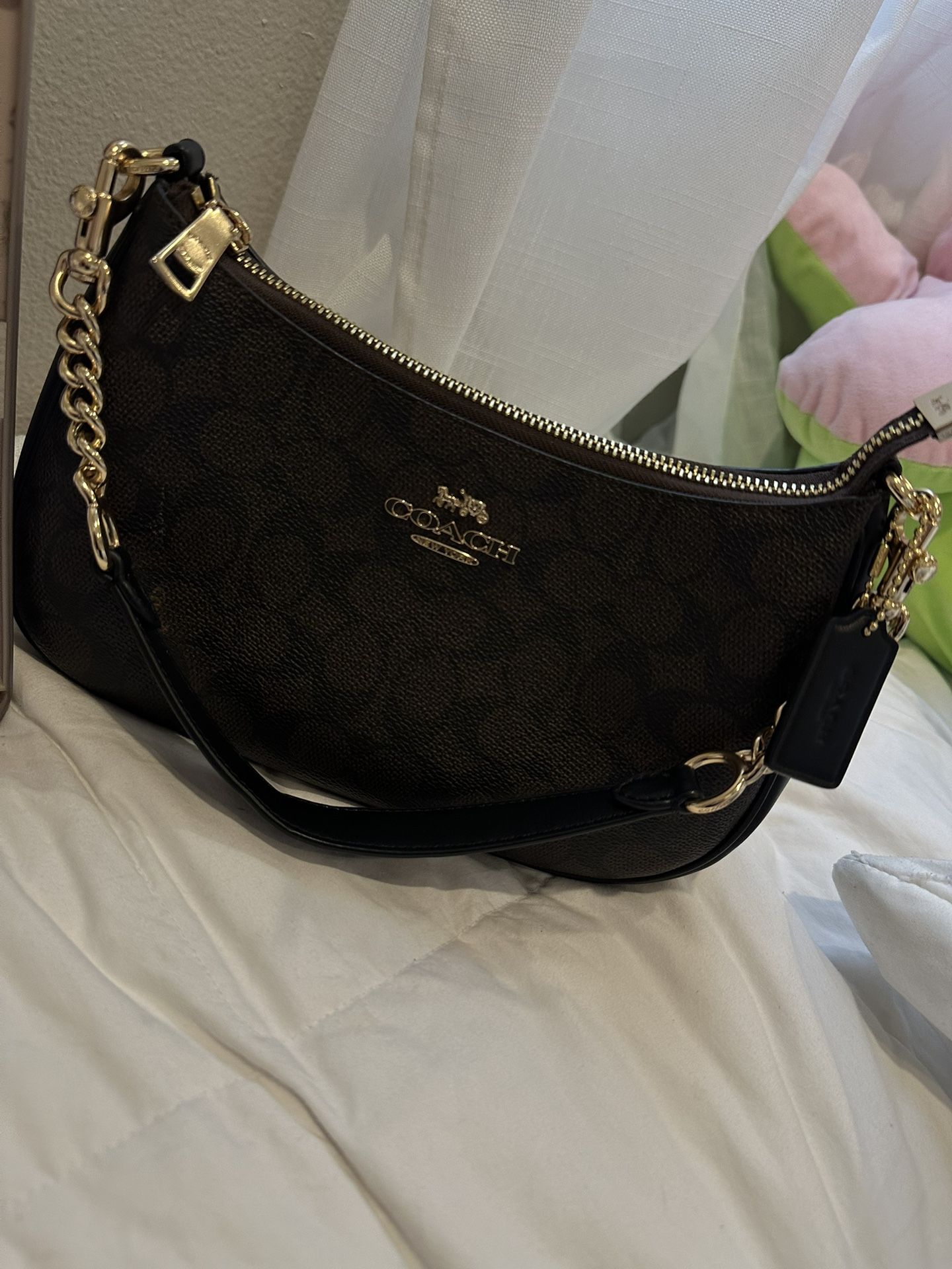 Coach Bag Brown And Black