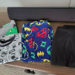 Boys Pj Bottoms, 2 Tops