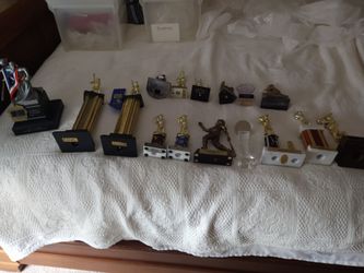 Baseball trophies lot of 16 used